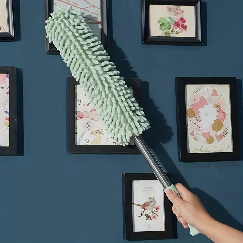 Microfiber Extendable Static Duster In Navy Blue – Sumo Deals (Navy Blue)Household Cleaning Duster / Static Duster / Dust Sweeper / Telescopic &Amp; Non-Shedding / Washable &Amp; Bendable / High-Reach Cleaning Tool / Cleaning Tools &Amp; Supplies