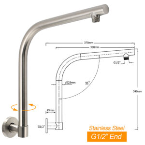 Modern Australian Bathroom Featuring A Brushed Nickel Shower Head