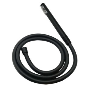 Matt Black 10&Quot; Rain Shower Head Set With Twin Taps Product Image Sumo Deals