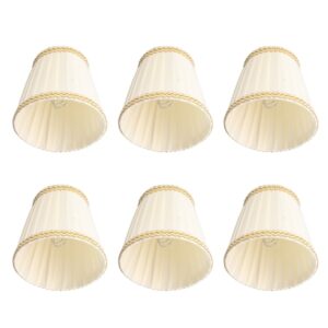 6 Pack Small Clip On Fabric Drum Lampshades For Chandeliers – Sumo Deals 6 Pack Small Clip On Fabric Drum Lampshades For Chandeliers Product Image Sumo Deals