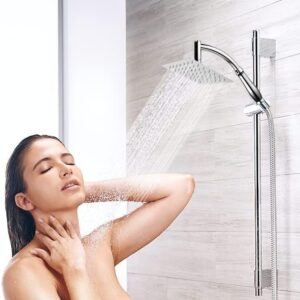 Powerful Rain Shower Head - High Pressure 5-Inch Chrome Product Image Sumo Deals