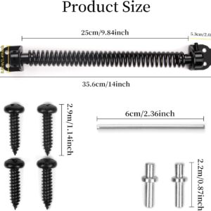 14 Inch Adjustable Automatic Gate Closing Spring Latch Product Image Sumo Deals