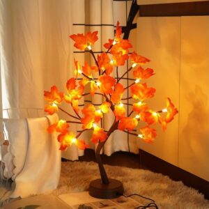 maple leaf tree light
