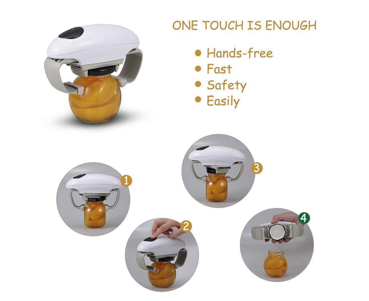 One Touch Automatic Electric Jar Opener – Sumo Deals Battery Compartment Of The Automatic Jar Opener Tool