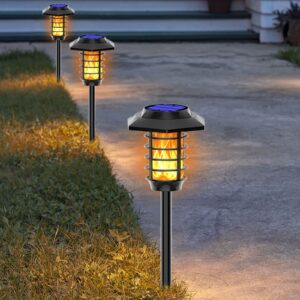 Solar Flame Garden Lights