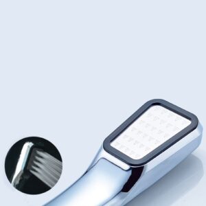 300 Hole High Pressure Rectangular Handheld Shower Head – Sumo Deals Close Up Of Rectangular Faceplate On High Pressure Handheld Shower Head