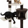 140Cm Cat Tree For Indoor Cats | Plush Perch &Amp; Condo – Sumo Deals Cat Tree 140Cm