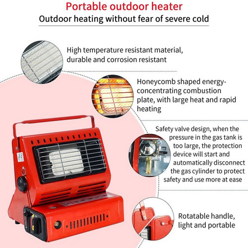 Portable Camping Gas Heater Outdoor Heating Stove Red – Sumo Deals Portable Camping Gas Heater Outdoor Heating Stove Red - Image 8
