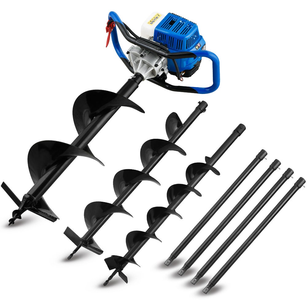 Powerblade Pd950 52Cc Petrol Post Hole Digger Kit – Sumo Deals Petrol Post Hole Digger