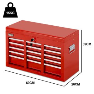 Bullet Pro 9 Drawer Tool Box Chest - Red – Sumo Deals 9 Drawer Tool Box