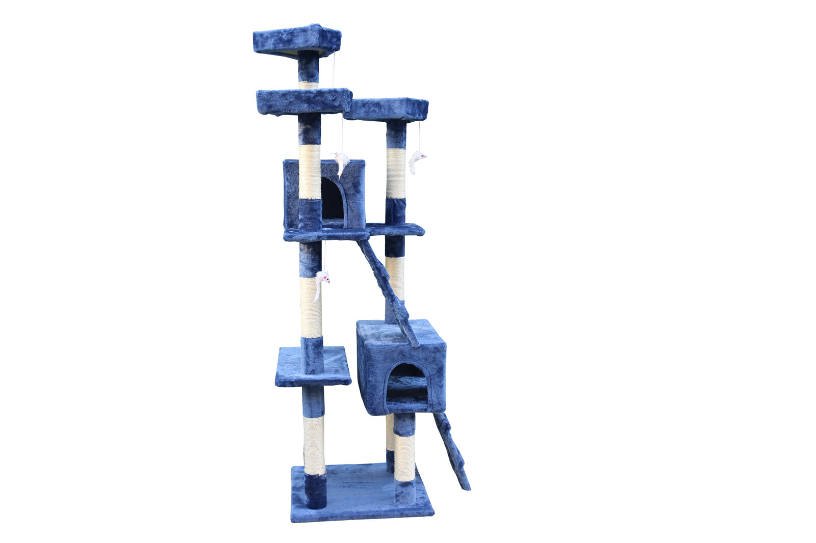 Yes4Pets 170Cm Cat Scratching Tree House Tower - Blue – Sumo Deals Cat Scratching Tree