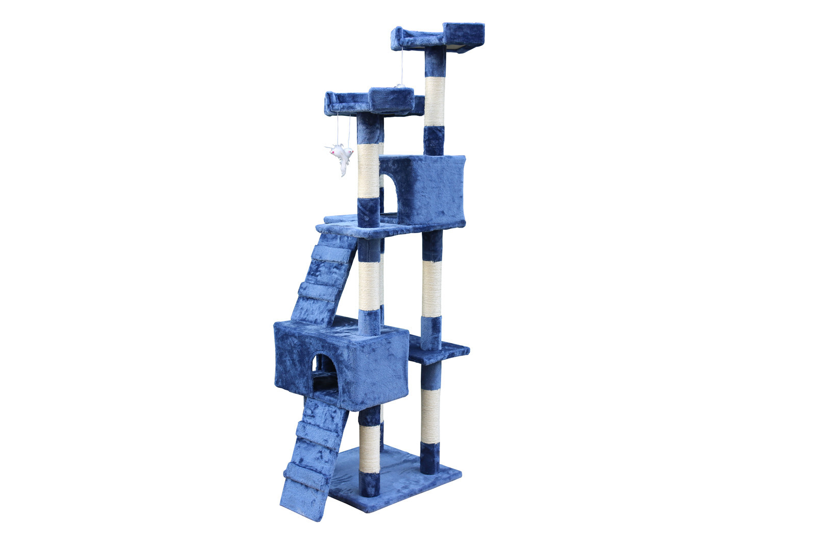 Yes4Pets 170Cm Cat Scratching Tree House Tower - Blue – Sumo Deals Cat Scratching Tree