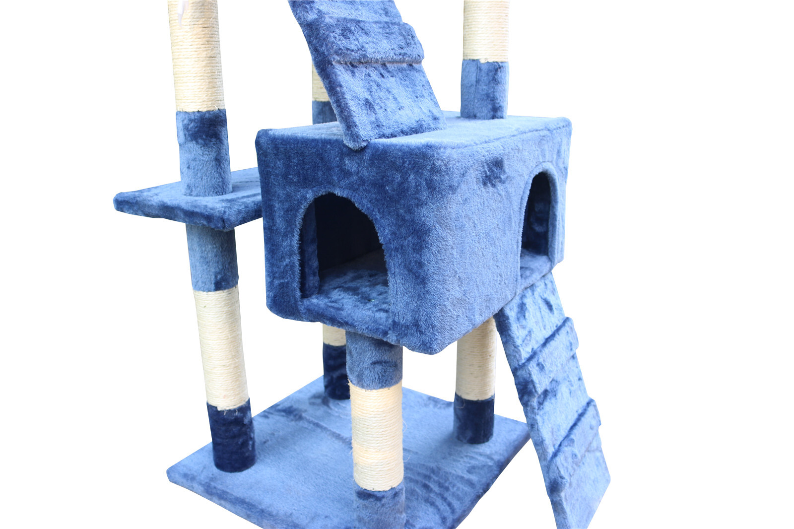 Yes4Pets 170Cm Cat Scratching Tree House Tower - Blue – Sumo Deals Cat Scratching Tree