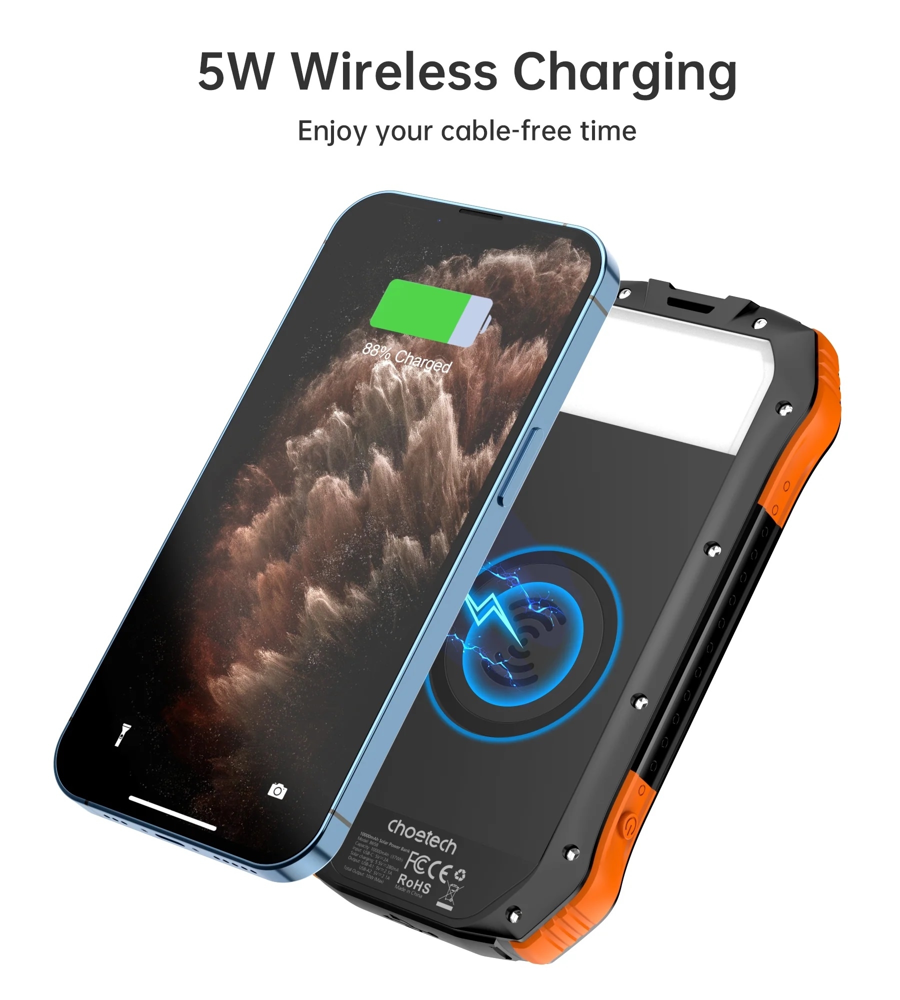 Choetech 20000Mah Solar Power Bank – Sumo Deals Solar Power Bank