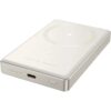Choetech 10000Mah Slim Magnetic Wireless Power Bank White – Sumo Deals Choetech 10000Mah Slim Magnetic Wireless Power Bank White Showing Its Sleek Profile.