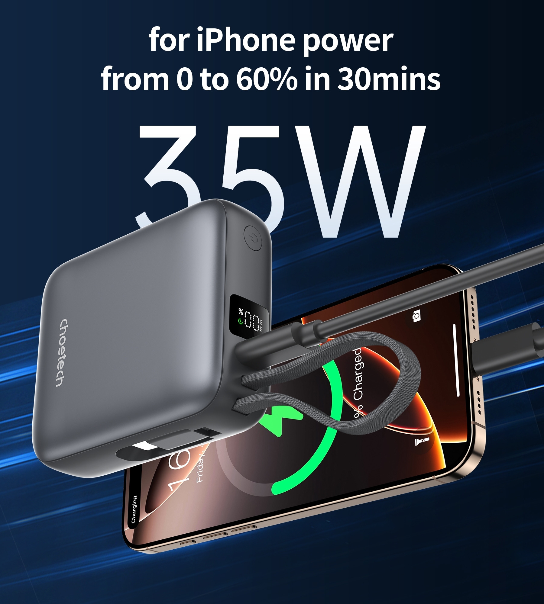 Choetech 10000Mah 35W Powerleap Power Bank Grey – Sumo Deals Choetech 10000Mah 35W Powerleap Power Bank Grey - Image 4