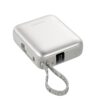 Choetech 10000Mah 35W Powerleap Power Bank Silver – Sumo Deals Choetech 10000Mah 35W Powerleap Power Bank Silver Showing The Real-Time Led Digital Percentage Screen.