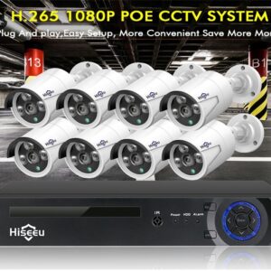 Hiseeu 8 Channel 1080P Poe Cctv Security Camera System 2Tb Product Image Sumo Deals