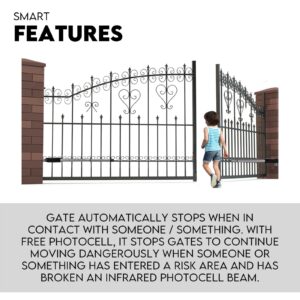 Kingtech Solar Double Swing Gate Opener Kit 350Kg 40W – Sumo Deals Dual Linear Actuator Arm Motors For Solar Double Swing Gate Opener