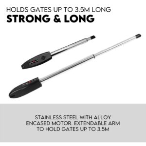 Kingtech Solar Single Swing Gate Opener Kit 300Kg 40W – Sumo Deals Kingtech Solar Single Swing Gate Opener Kit 300Kg 40W Product Image Sumo Deals