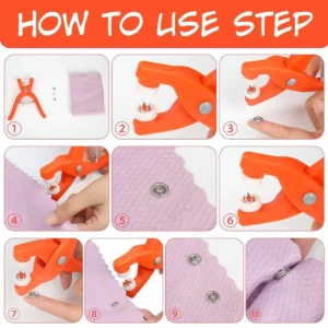 Snap Button Pliers Kit