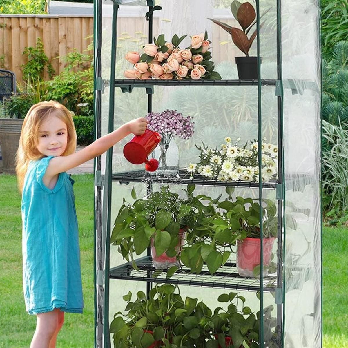 5 Tier Pvc Greenhouse Cover For Garden Plants – Sumo Deals Pvc Greenhouse Cover