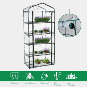 5 Tier Pvc Greenhouse Cover For Garden Plants – Sumo Deals Pvc Greenhouse Cover