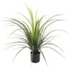 75Cm Tall Artificial Green Yucca Grass Potted Plant Showcasing Its Structural Long Leaves.