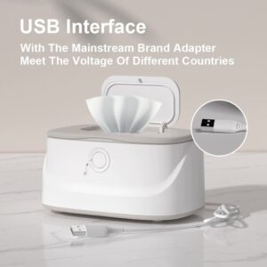 Portable Usb Baby Wet Wipes Warmer – Sumo Deals Usb Wet Wipes Warmer Connected To A Power Bank Inside A Diaper Bag