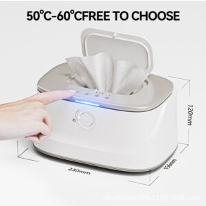 Portable Usb Baby Wet Wipes Warmer – Sumo Deals Open Lid Of An Adjustable Temperature Baby Wipe Heater Container