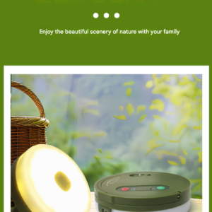 Rechargeable Led Camping Light 10M Retractable String – Sumo Deals Portable Usb Type-C Rechargeable Camping Lantern With Power Bank