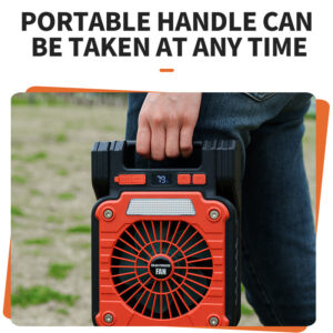 Solar Camping Fan With Light &Amp; Usb Rechargeable 180° Collapsible Product Image Sumo Deals