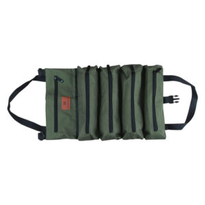 Heavy-Duty Canvas Tool Roll Up Bag - Multi-Pocket Organizer – Sumo Deals Canvas Tool Roll Bag