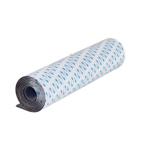 Self-adhesive EVA foam boat flooring roll with parallel V-grooves