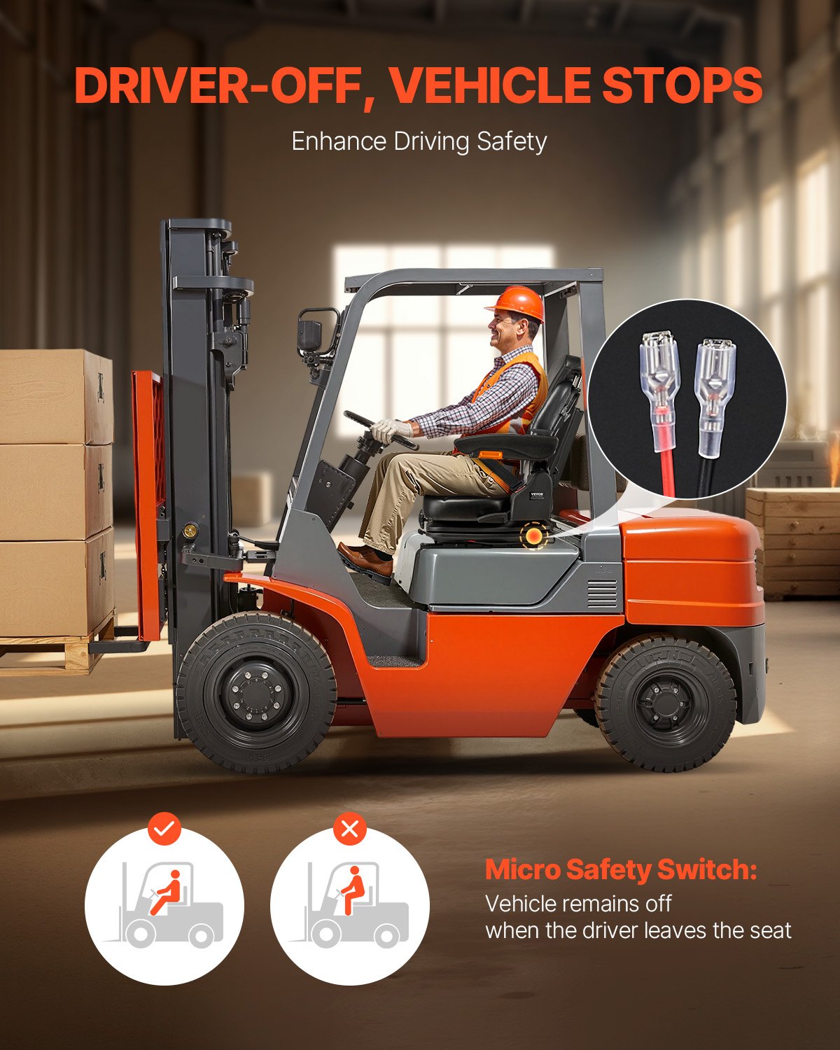 Universal Forklift Seat | Adjustable Suspension &Amp; Belt – Sumo Deals Forklift Seat