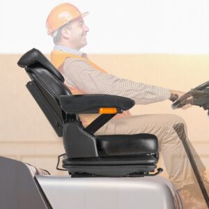 Universal Forklift Seat | Adjustable Suspension &Amp; Belt – Sumo Deals Forklift Seat