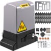 Heavy duty automatic sliding gate opener motor unit with steel base plate