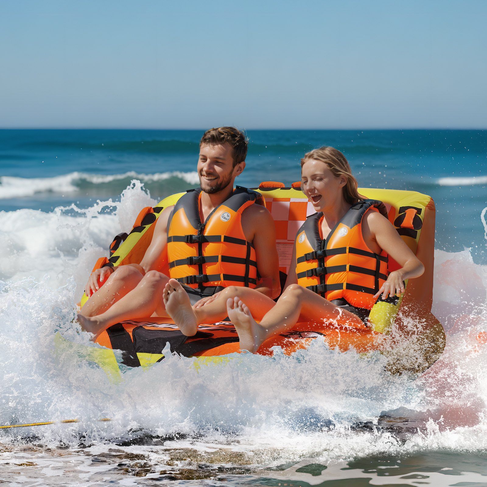 Premium 2 Rider Inflatable Towable Tube With Seats – Sumo Deals Premium 2 Rider Inflatable Towable Tube With Seats - Image 8