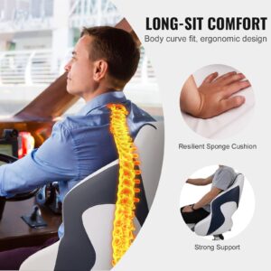 Captain Boat Seat With Front Bolster Cushion Flipped Up