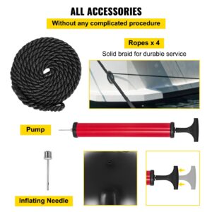 Ribbed Inflatable Boat Fenders 4 Pack Black 10&Quot;X28&Quot; Product Image Sumo Deals