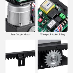 Automatic Sliding Gate Opener Kit 1000Kg Chain Drive Product Image Sumo Deals