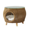Gardeon Coffee Side Table Wicker Aluminium Desk Pet Bed Storage Outdoor Furniture product image