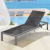 Gardeon Sun Lounge Outdoor Lounger Aluminium Folding Beach Chair Wheels Patio product image