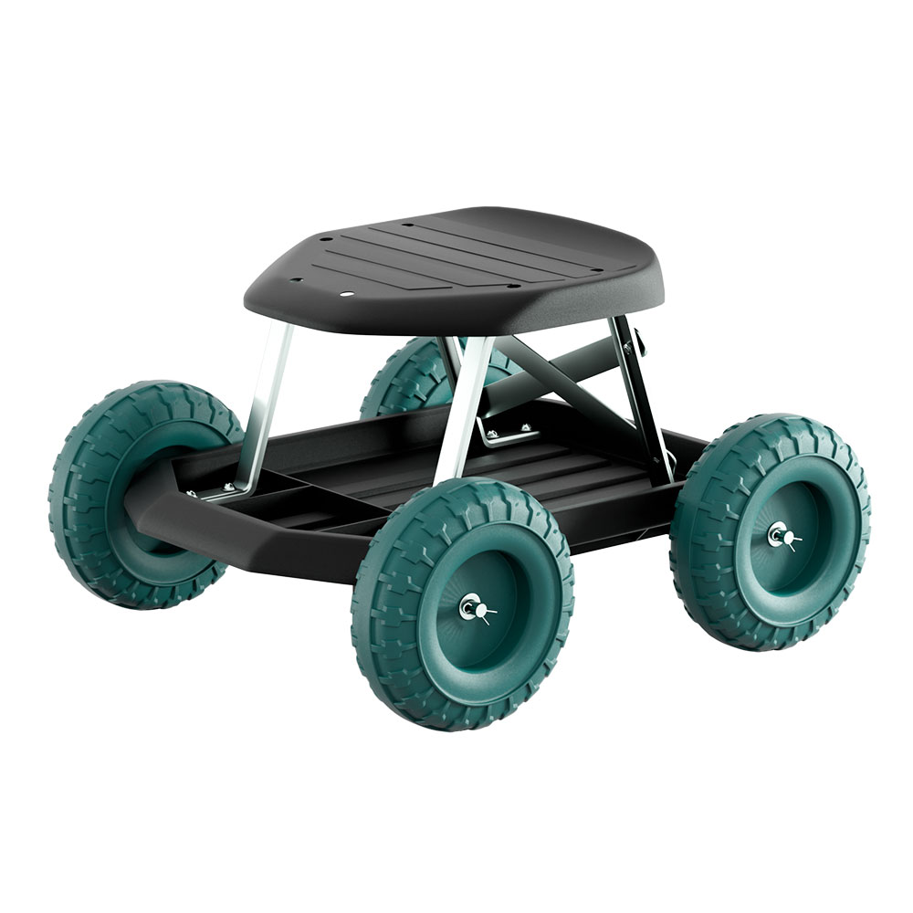 Gardeon Garden Cart Rolling Stool With Wheels – Sumo Deals Gardeon Garden Cart Rolling Stool With Wheels Gardening Helper Seat Farm Yard Product Image