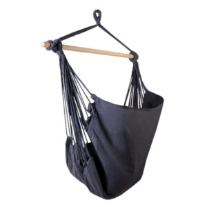 Gardeon Hammock Chair | Outdoor Hanging Cushion Grey – Sumo Deals Gardeon Hammock Chair Outdoor Camping Hanging Hammocks Cushion Pillow Grey Product Image