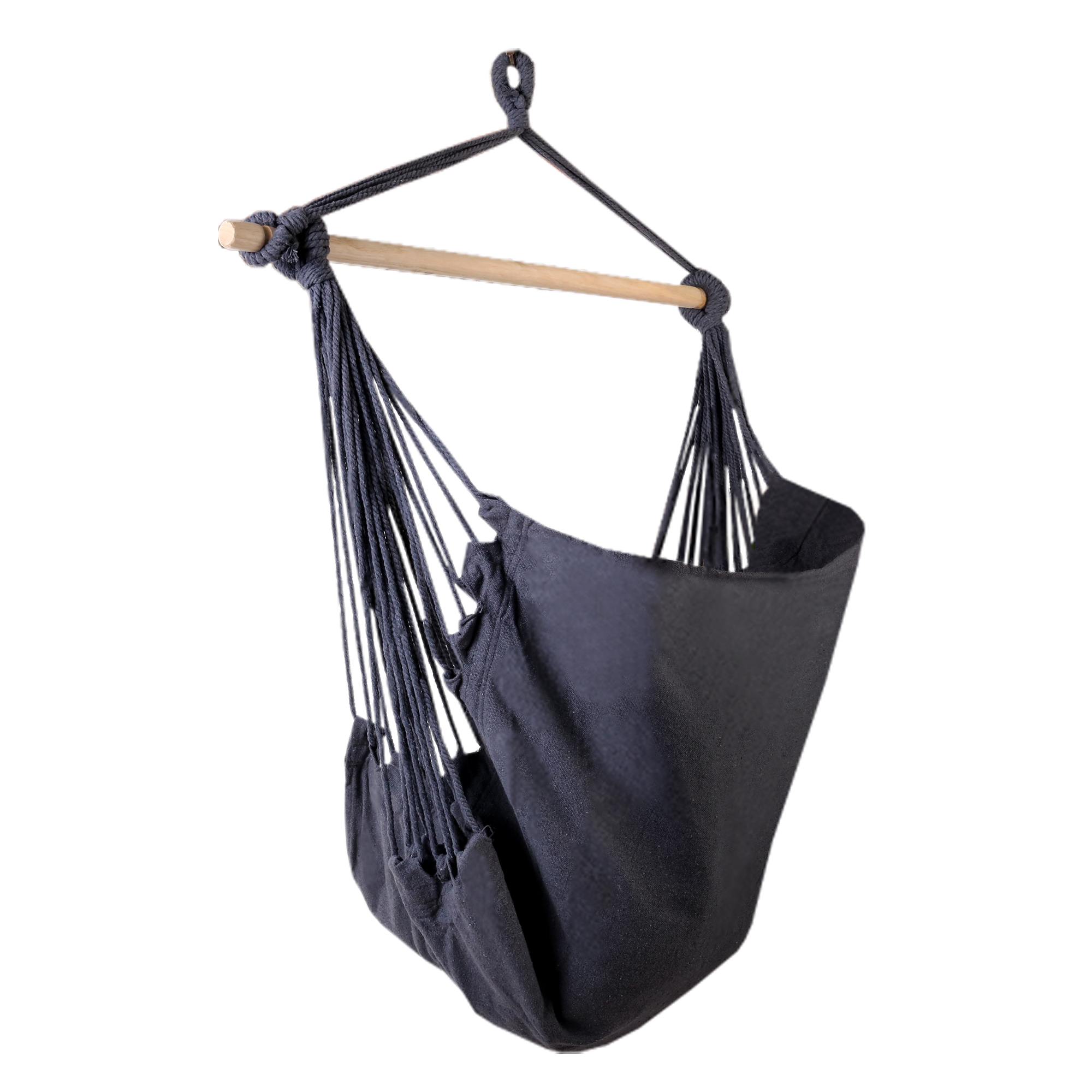 Gardeon Hammock Chair | Outdoor Hanging Cushion Grey – Sumo Deals Gardeon Hammock Chair Outdoor Camping Hanging Hammocks Cushion Pillow Grey Product Image