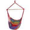 Gardeon Hammock Chair Outdoor Camping Hanging Hammocks Cushion Pillow Rainbow product image