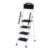 Giantz 4 Step Ladder Multi-Purpose Folding Steel Platform Tool Bag Handrails Product Image