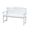 Gardeon Outdoor Garden Bench Wooden 2 Seater Lounge Chair Patio Furniture White product image