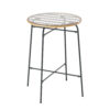 Gardeon Outdoor Bar Table Wicker Dining Bistro Patio Balcony Glass Table Steel product image